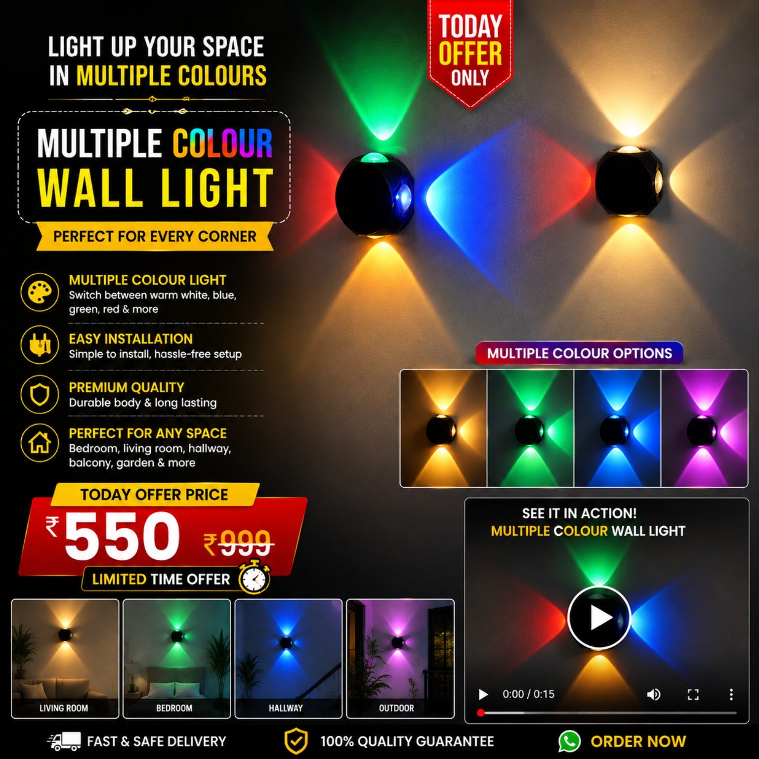 Modern LED Wall Light